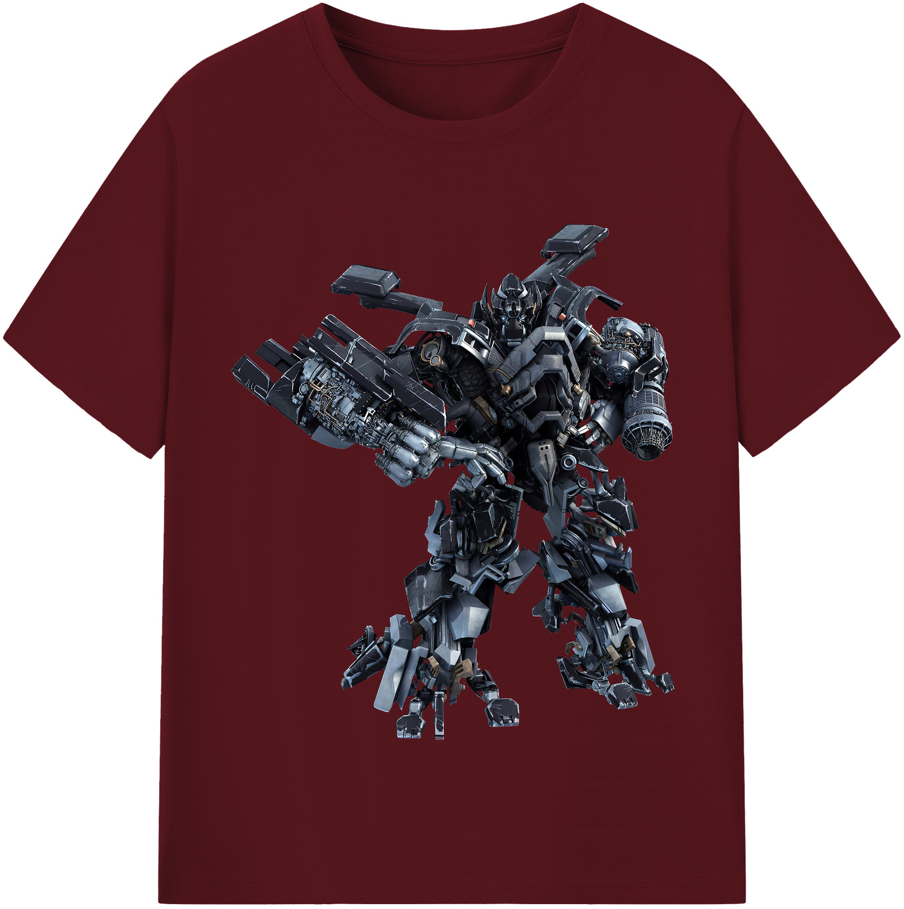 （画像用） Transformers トランスフォーマー 綿100％半袖Tシャツ（フロントプリント）